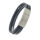 Lederarmband mit Edelstahlverschluss