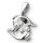 925 Sterling Silberanhänger - Fische 21.2.-20.3.