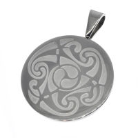 Stainless Steel Pendant - Amulet Tribal