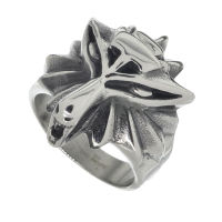 Stainless Steel Ring - Wolf Head 60 (19,1 Ø) 9,1 US