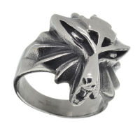 Stainless Steel Ring - Wolf Head 63 (20,1 Ø) 10,3 US