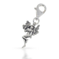 925 Sterling Silver Pendant with Lobster Clasp - Fairy /...
