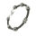 Leather strap with stainless steel elements