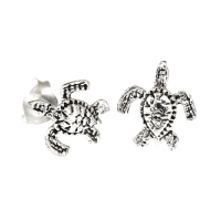 Silberohrstecker- Schildkröte