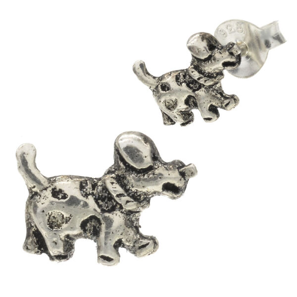 Silberohrstecker - Hund / Dackel