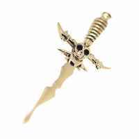 Bronzeanhänger - Dolch mit Totenkopfknauf