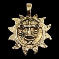 Bronze pendant "Sun"
