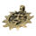 Bronze pendant "Sun"