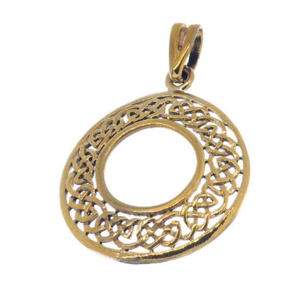 Bronzeanhänger - Unendliche keltische Knoten