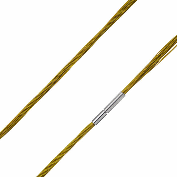 Drahtketten 5Stk-PVD-Gold-42cm