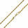 Cord Chains 4mm-PVD-Gold-45cm
