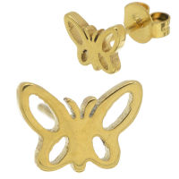 Edelstahlohrring - Schmetterling
