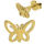 Edelstahlohrring - Schmetterling