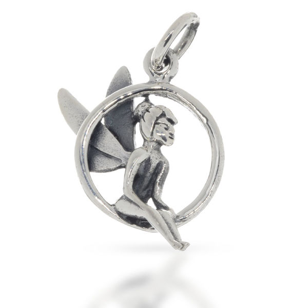 925 Sterling Silver Pendant - Fairy Amulet "Vestele Eilcan"