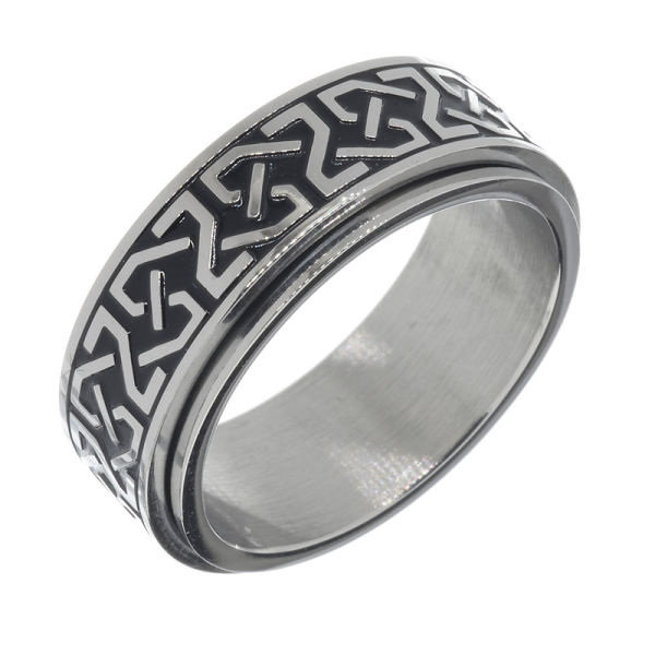 Stainless Steel - Fidget Ring