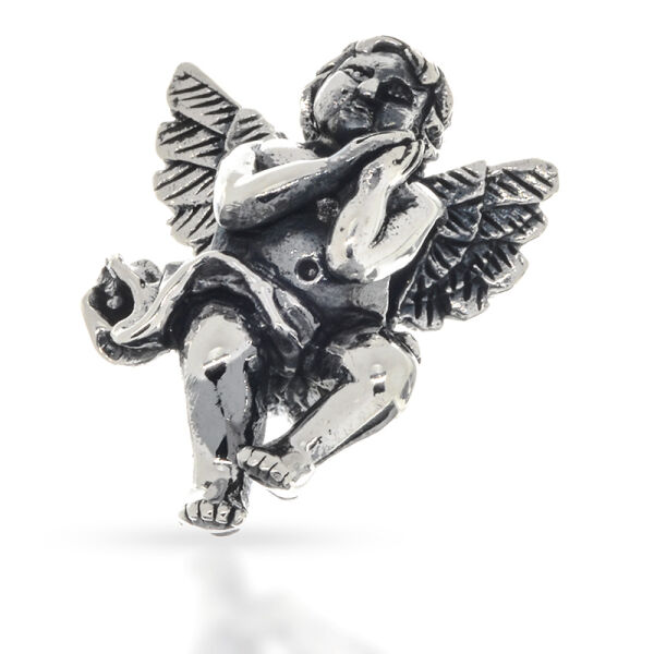 925 Sterling Silver Pendant – Samuel Angel with Stringed Instrument