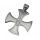 Edelstahlanhänger - Eisernes Kreuz mit Spinne