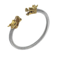 Stainless steel bracelet - Devil Wolfs Head