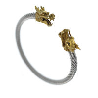 Stainless steel bracelet - Devil Wolfs Head