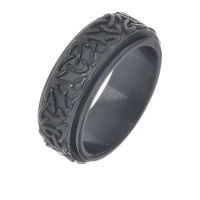 Stainless Steel Ring - Fidget Ring with Triskele
