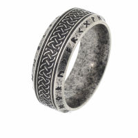 Stainless Steel Ring - Runes and Knots