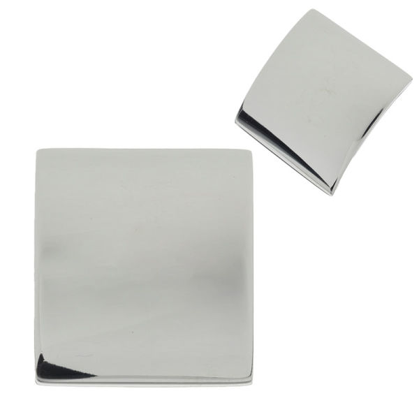 Stainless steel stud earrings - “Bellucci” Steel