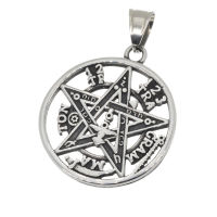 Stainless steel pendant - Pentagram