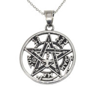Stainless steel pendant - Pentagram