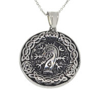 Stainless steel pendant - tree of life
