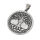 Stainless steel pendant - tree of life