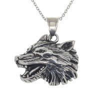 Stainless steel pendant - “Alpha Wolf”