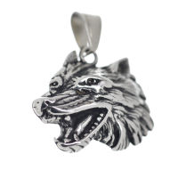 Stainless steel pendant - “Alpha Wolf”
