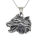 Stainless steel pendant - “Alpha Wolf”