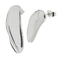 Stainless steel stud earrings - “Johansson” Steel