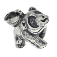 Edelstahlanhänger - Pandabär