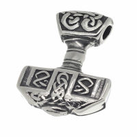 Edelstahlanhänger - Thors Hammer Mjölnir