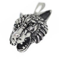 Stainless Steel Pendant - Wolfs Head