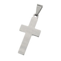 Edelstahlanhänger - Kreuz "Benediktus" Stahl