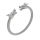 Stainless Steel Bangle - with Dragon Heads
