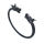 Stainless Steel Bangle - with Dragon Heads PVD-Black-PVD-Black