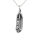 Stainless Steel Pendant - Feather with Claw
