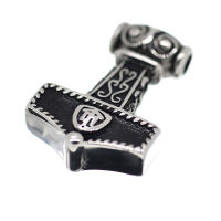 Edelstahlanhänger - Thors Hammer