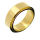 Stainless Steel Ring - Fidget Ring with Rotating Element PVD-Gold-66 (21,0 Ø) 11 US-8 mm