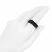 Stainless Steel - Play Ring “Chain 66 (21,0 Ø) 11 US-PVD-Black