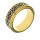 Stainless Steel - Fidget Ring PVD-Gold-68 (21,6 Ø) 12 US