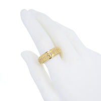 Stainless steel fidget ring „Odin“ - 58 - PVD-Gold