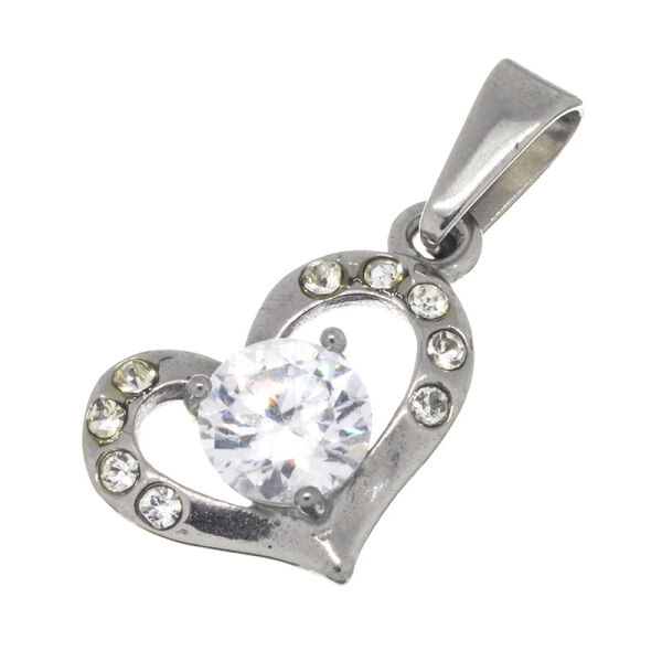 Stainless Steel Pendant - Heart