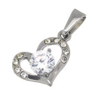 Stainless Steel Pendant - Heart