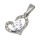 Stainless Steel Pendant - Heart - Steel