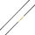 Vinyl Necklace - Black 1,5 mm-45 cm-PVD-Gold